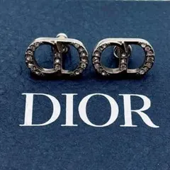 ディオール　ピアス　CDアイコン　Ag925　クリスタル　シルバー　メンズ