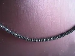 ☆素敵！きらきら輝きブラックダイヤモンド20.93ct k18WGネックレス 