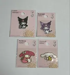 【新品・未開封】サンリオ　ワッペンシール　クロミ　マイメロディー　シナモロール