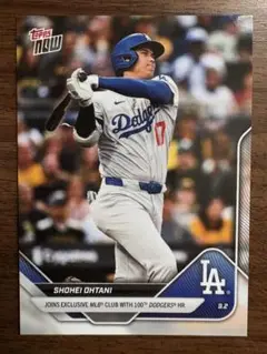 Shohei Ohtani 100th HR Topps Now