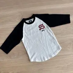 STUSSY ラグランスリーブ７分袖Ｔシャツ　110cm