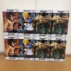 ワンピース Grandista ゾロ　サボ　エース　フィギュア8体セット
