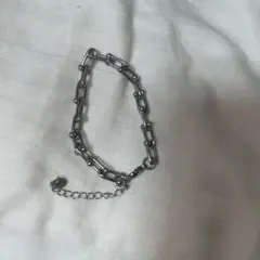 SBG U字型馬蹄チェーンブレスレット 21cm
