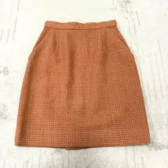 美品 Paul Stuart スカート 膝丈 コットン 7のサムネイル