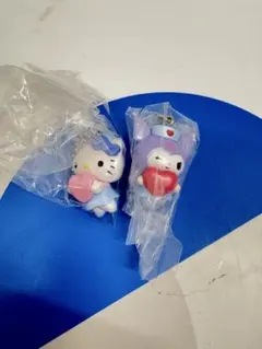 サンリオキャラクターズ　ナーススイングマスコット　クロミとハローキティ