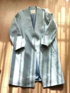 FREAK'S STORE ライトブルーロングコート