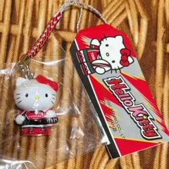 新品 ハローキティ 東芝ラグビー コラボ 根付ストラップ kitty