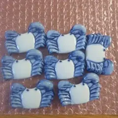 カニ形陶器箸置き7個