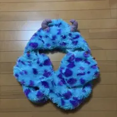 ディズニー　モンスターズインク　サリー　ファンキャップ　マフラー　ミトン