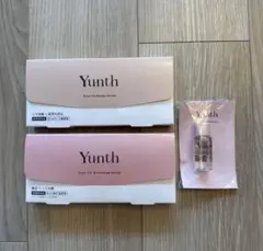 【新品】Yunth 生ビタミンC美白美容液＆生VAダーマ美容液 各28包 おまけ