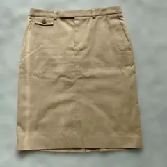 ラルフローレン　ベージュ 台形　スカート サイドポケット付き　11
