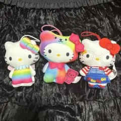 ハローキティ キーホルダー 3体セット ハッピーセット チャーム キティ