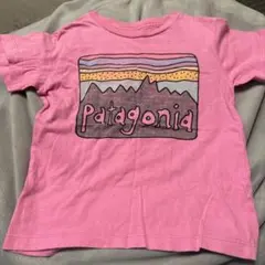 2T Patagonia ピンクTシャツ