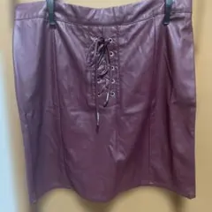 GUESS タイトスカート　ミニスカート　レザー　M