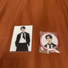 SEVENTEENカフェ 2019 JOSHUA 缶バッジ フォトカード セット