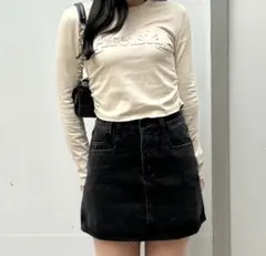韓国トップス　ブラック