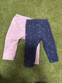 ボトムス2点セット ピンク ネイビー