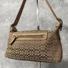 coach コーチ　アクセサリーポーチ　ワンショルダーバッグ　キャンバス