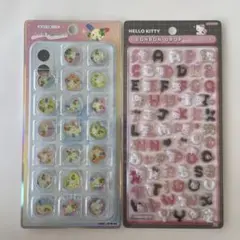 【正規品】ボンボンドロップシール　サンリオmoji キティ　キラコロ　ウサハナ