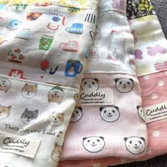 ね*ん様 在庫SALE--3 ふわふわ8重ガーゼ ハンカチセット