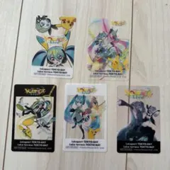 初音ミク ポケミク クリアカード 4種セット ポケモン - メルカリ