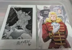 希少　ガンダムユニコーン　サイン入り、特典カード　フルフロンタル　アンジェロ