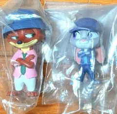 ズートピア2 ならぶんです。　ニック　ジュディ　２種セット