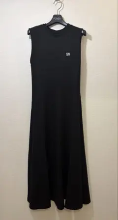 FURFUR ノースリーブワンピース ブラック