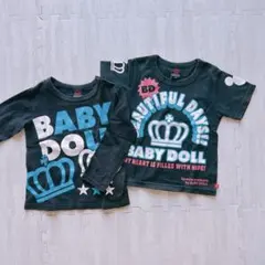 BABYDOLL mickey Tシャツ 2枚セット