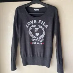 FILA LOVE セーター ダークグレー
