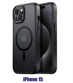 IPhone 15 Magsafe対応スマホケース クリアーブラック
