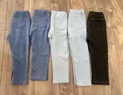 UNIQLO ユニクロ ベビー デニム レギンス ズボン 90cm 5点セット