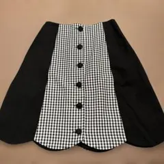 OLIVE des OLIVE チェック柄タイトスカート Fサイズ