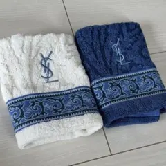 CÉLINE & YSL タオルハンカチセット YSL イヴ・サンローラン セリーヌ CELINE タオルハンカチ 2枚セット