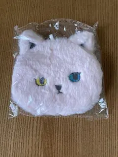 カプセルトイ　ケオラケオラkeorakeora もこもこフェイスポーチ　ピンク