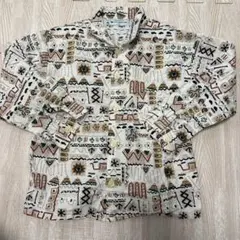 LITTLE BEAR CLUB 幾何学模様 長袖シャツ 100cm