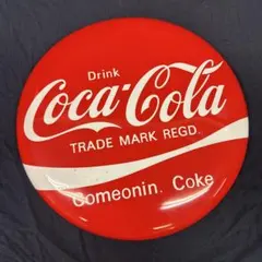 ◆312-50 Coca Cola コカコーラ 레트로 看板 ブリキ アンティーク