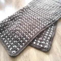 ハンドメイド ブランケット チョコレート