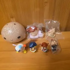 クレヨンしんちゃん BIGカプキャラ２ネネちゃんうさぎ　他カプセルトイ7点セット
