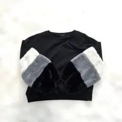 INGNI（イング） 袖エコファー切り替え スウェット トップス M