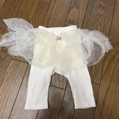 ブリーズ　レギンス　フリル　クリーム色　70 ベビー