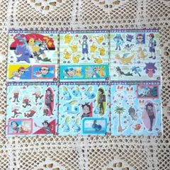 ポケモン サトシ ゴウ 仲間たち シール ステッカー 6枚セット
