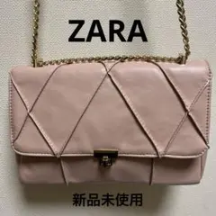 ZARA ショルダー バック ベージュ色 肘かけ 肩かけ 斜めかけ 新品未使用
