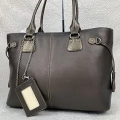 HAMANO 濱野皮革工藝 シボ皮 レザートートバッグ ブロンズ A4 PC 