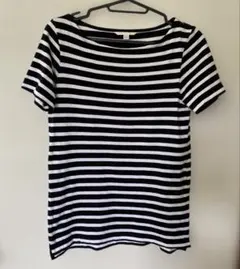 UNIQLO ユニクロ　半袖　ボーダー　カットソーのサムネイル