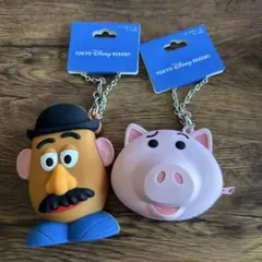 新品ディズニーリゾート トイストーリー　シリコンバッグチャーム・ケース付き
