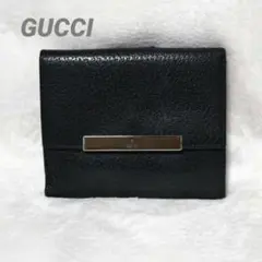 ※美品※ GUCCI グッチ ターンロック オールド 二つ折り 財布 ブラック グッチ GUCCI 544472 BMJ1N 1000 二つ折り財布 ブラック 黒