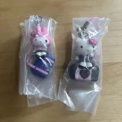 サンリオ　平成ギャルチャーム　ハローキティ　マイメロディ　２個セット　ガチャ