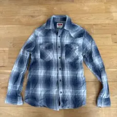 US古着 Wrangler チェック柄ネルシャツ M ラングラー