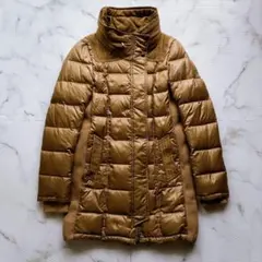 ✨美品✨ 5351プールオム　ベージュロングダウンMのサムネイル
